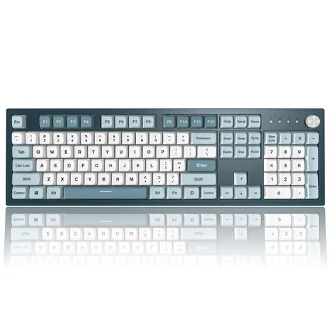 Montech MKey Freedom modrá / herní klávesnice / mechanická / spínače GateronG Pro 2.0 Brown / drátová / US