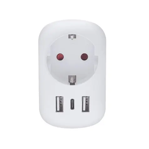 Solight PA03USA Cestovní adaptér USA USB A+C pro použití ve Spojených státech / typ B