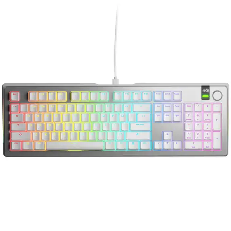 Glorious GMMK 3 Pro 100 % - Fox Linear ANSI stříbrná / herní 100% / USB-C / ANSI (US) layout / Fox Linear / RGB / 1.4m