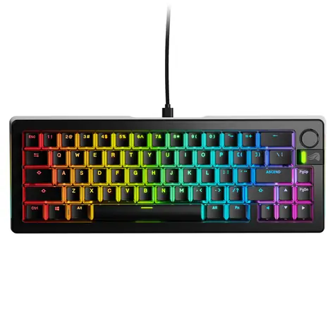 Glorious GMMK 3 Pro 65% - Fox Linear ANSI černá / herní 65% TKL / USB-C / ANSI (US) layout / Fox Linear / RGB / 1.4m