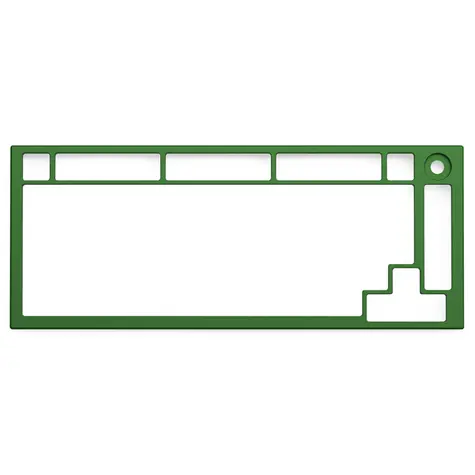 Glorious GMMK PRO Top Frame zelená / náhradní vrchní rámeček pro klávesnici GMMK Pro