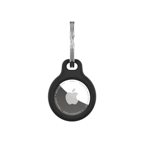 FIXED Silikonové pouzdro silky pro Apple AirTag černé