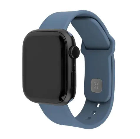 FIXED Set silikonových řemínků Silicone Sporty Strap pro Apple Watch 38/40/41mm zelenomodrý