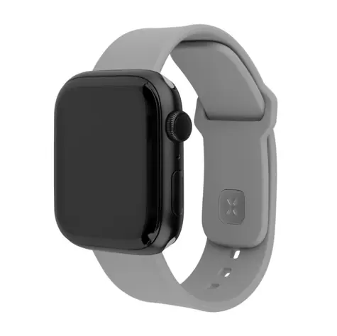 FIXED Set silikonových řemínků Silicone Sporty Strap pro Apple Watch 38/40/41mm světle šedý