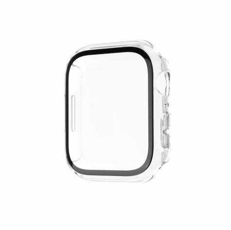 FIXED Ochranné pouzdro Pure s temperovaným sklem pro Apple Watch 46mm čiré