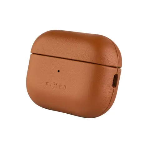FIXED Kožené pouzdro PodsLeather pro Apple AirPods 3 hnědé