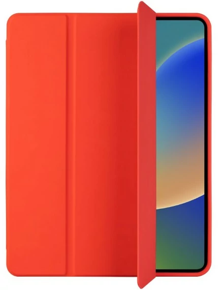 FIXED Pouzdro Padcover pro Apple iPad Air (2020/2022/2024) se stojánkem podpora Sleep and Wake červené