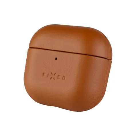 FIXED Kožené pouzdro PodsLeather pro Apple AirPods 4 hnědé