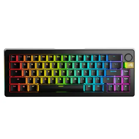 Glorious GMMK 3 Pro HE Wireless 65% - Fox HE ANSI černá / herní 65% TKL / USB-C+BT / ANSI (US) / Fox HE / RGB / 1.4m