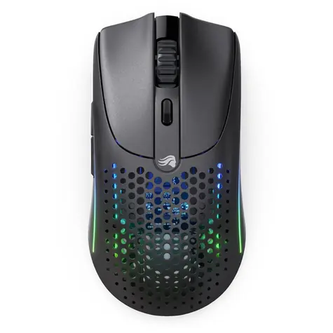 Glorious Model O 2 Wireless černá / herní  bezdrátová myš / 26000 DPI / BT + 2.4GHz dongle / 6 tlačítek / RGB