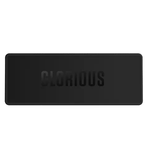 Glorious Keyboard Mat 65% černá / podložka pod klávesnici / 360 x 136 x 4 mm