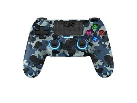 Dragonshock Controller Mizar Blue camo / Gamepad / PS4 / Android / PC / iOS / Bluetooth 