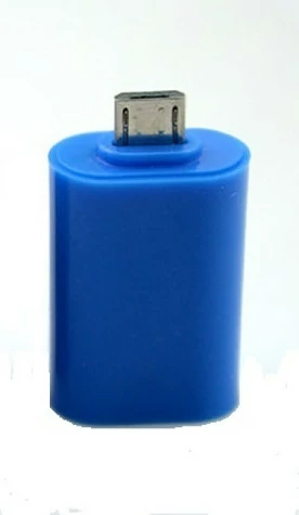 Aligator Adaptér microUSB/USB (OTG) modrý