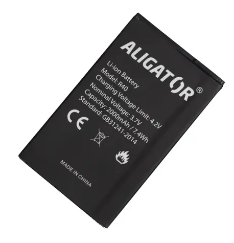 Aligator Baterie R40 eXtremo / Li-Ion 2000 mAh / originální