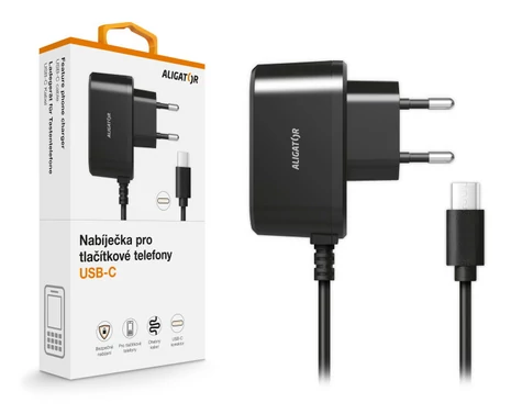 Aligator Nabíječka pro všechny seniorské a tlačítkové telefony s USB-C konektorem / originální