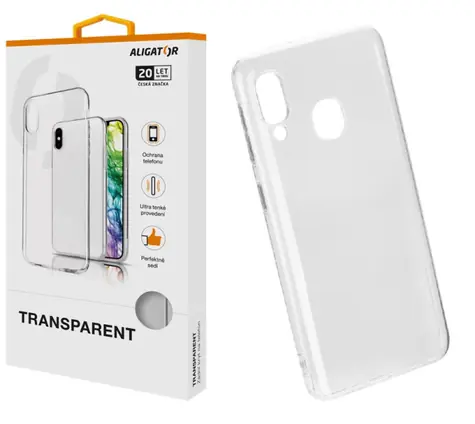 Aligator Pouzdro TRANSPARENT Samsung Galaxy A20e