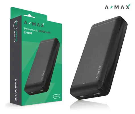 Aligator Power Bank A-MAX 10000mAh / micro-USB+USB-C