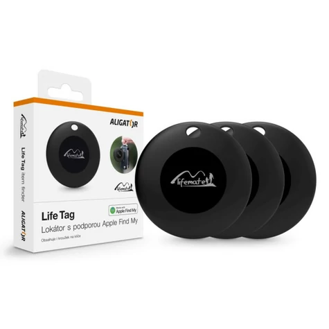 Aligator Sada 3ks přívešků Lifetag s podporou Apple Find My