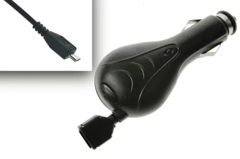 Aligator Samonavíjecí nabíječka do auta micro USB 1A / originální