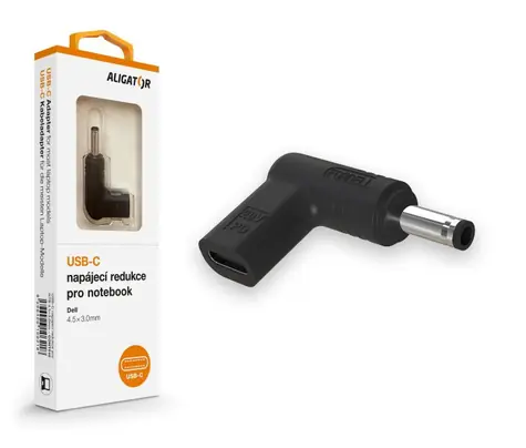 Aligator USB-C napájecí redukce 4.5 x 3.0 mm pro notebooky Dell