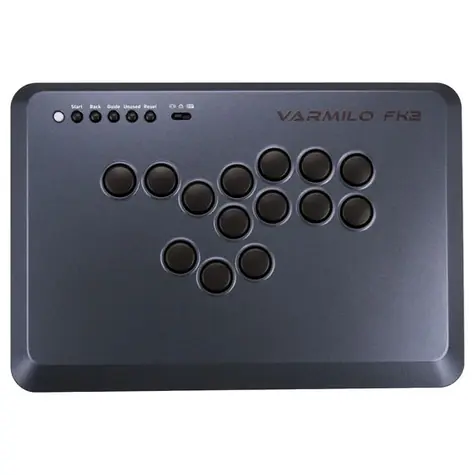 Varmilo FK2 Arcade Controller šedá / Arkádový herní ovladač pro PC / 14 tlačítek / USB 