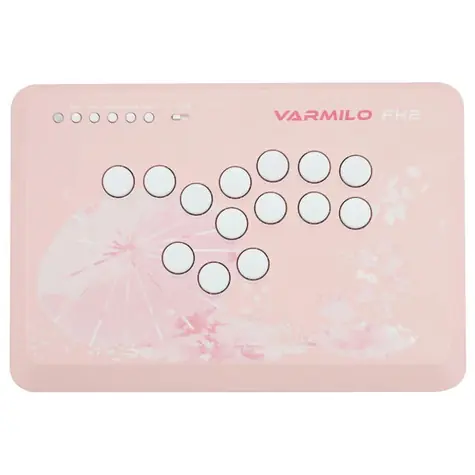 Varmilo FK2 Arcade Controller Sakura / Arkádový herní ovladač pro PC / 14 tlačítek / USB 