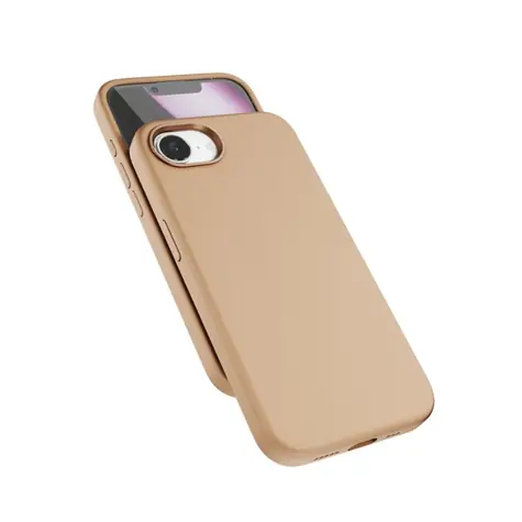 Epico Mag+ Silicone Case Pro zadní kryt pro Apple iPhone 16e pouštní titan