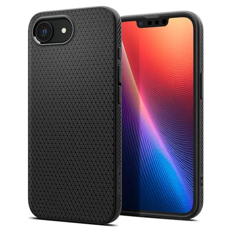 Spigen Liquid Air MagSafe ochranný kryt pro Apple iPhone 16e matte black