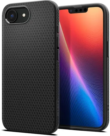 Spigen Liquid Air ochranný kryt pro Apple iPhone 16e matte black