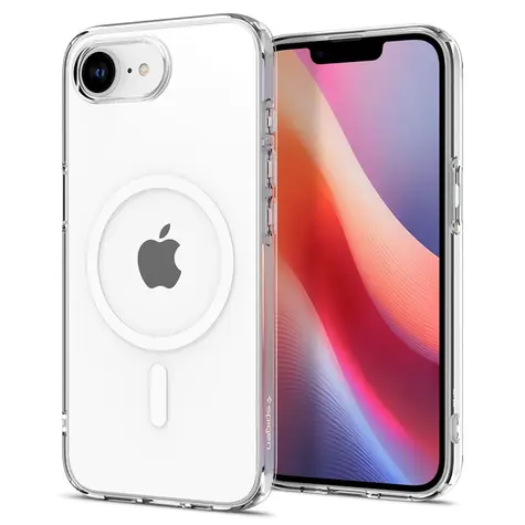 Spigen Liquid Crystal MagSafe ochranný kryt pro Apple iPhone 16e clear white
