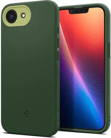 Spigen Nano Pop MagSafe ochranný kryt pro Apple iPhone 16e avo green