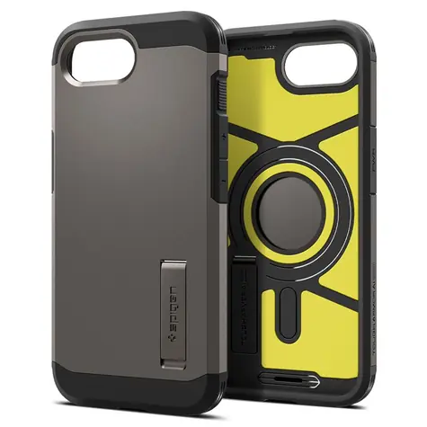 Spigen Tough Armor MagSafe ochranný kryt pro Apple iPhone 16e gunmetal