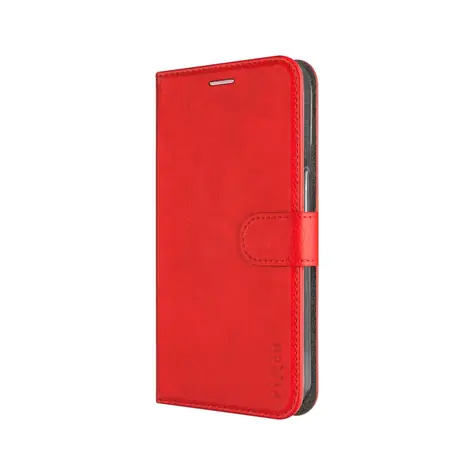 FIXED Pouzdro typu kniha Opus pro Apple iPhone 16e červené