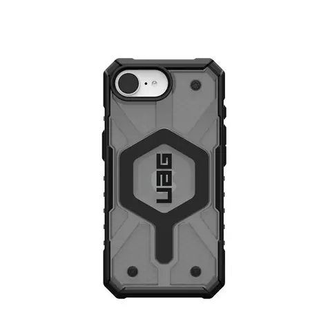 UAG Pathfinder Clear MagSafe ochranný kryt pro Apple iPhone 16e ash
