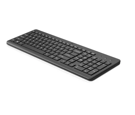 HP 225 černá / bezdrátová klávesnice / USB / CZ+SK