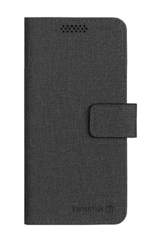SWISSTEN LIBRO UNI BOOK II pouzdro L černá / 150 x 71 mm