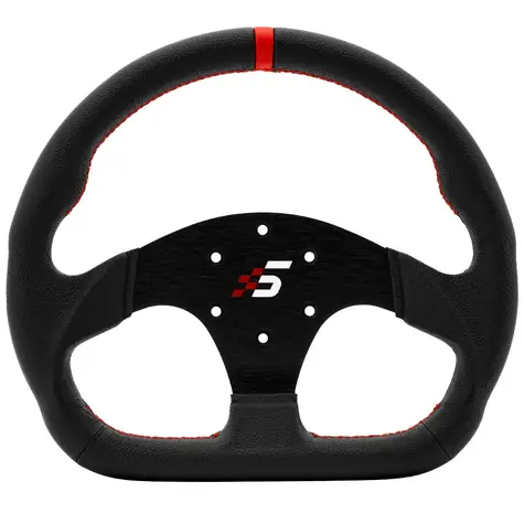 Simagic P-325D Věnec volantu / 325 mm / CNC frézovaý hliník a kůže