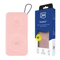 3mk PastelUp 10000mAh růžová / Powerbank / 22.5W / 1x USB-A / 1x USB-C 