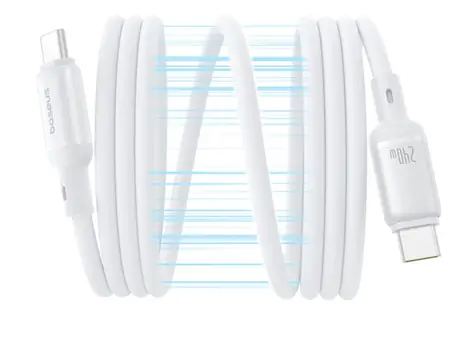 Baseus PicoGo Magnetic (P10376800211-00) Datový kabel USB-C/USB-C 240W 1m bílá
