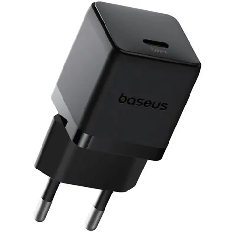 Baseus Palm (P10111602113-00) 20W USB-C rychlonabíječka černá / 1xUSB-C / PD / QC