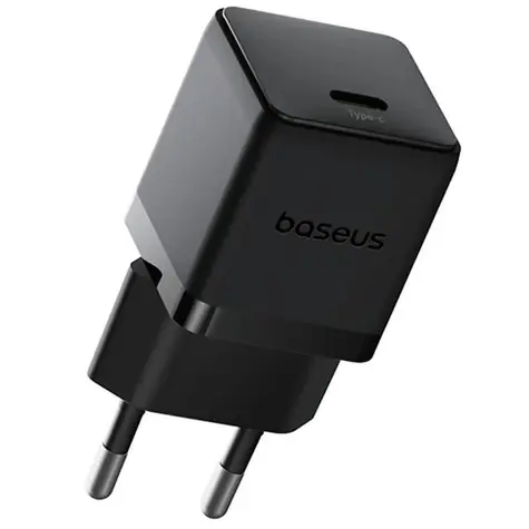 Baseus Palm (P10111605113-00) 30W USB-C rychlonabíječka černá / 1xUSB-C / PD / QC