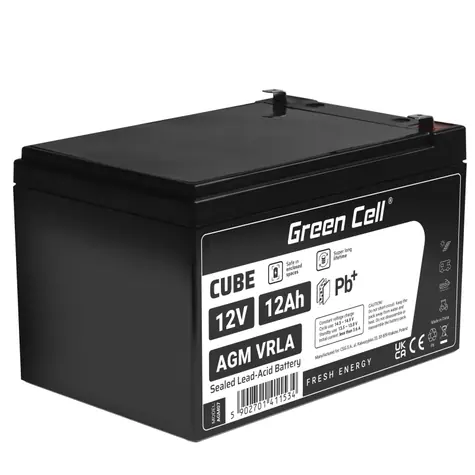 Green Cell VRLA AGM Green Cell 12V | 3.6A | 12Ah