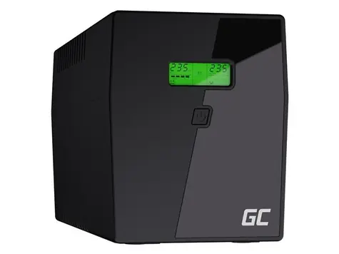 Green Cell 2000VA | 1200W / Záložní zdroj / 2-6ms / 2 x 12V/9Ah / 4x Schuko