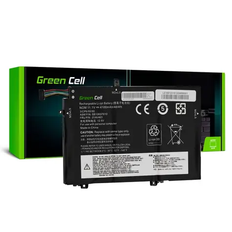 Green Cell baterie L17C3P52 L17L3P52 L17M3P53 L17M3P54 pro Lenovo ThinkPad L480 L490 L580 L590 L14 L15 Gen 1 Gen 2