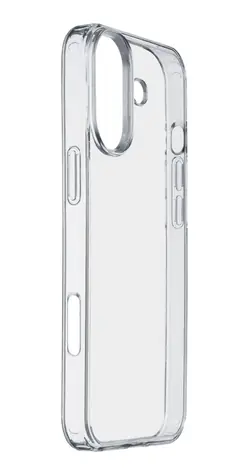 Cellularline Zadní čirý kryt s ochranným rámečkem Clear Duo pro Apple iPhone 16 Plus