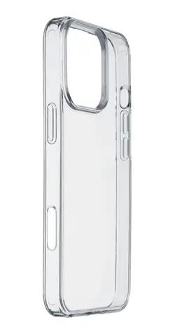 Cellularline Zadní čirý kryt s ochranným rámečkem Clear Duo pro Apple iPhone 16 Pro