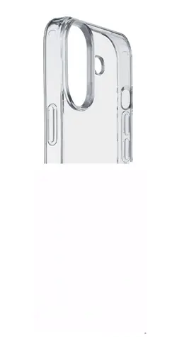 Cellularline Zadní čirý kryt s ochranným rámečkem Clear Duo pro Apple iPhone 16