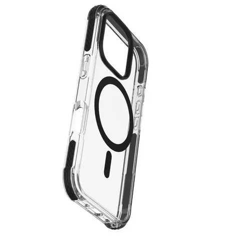 Cellularline Ochranný kryt Tetra Force Strong Guard Mag s podporou Magsafe pro Apple iPhone 16 Pro Max transparentní