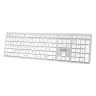A4tech FX50 bílá / Drátová klávesnice / membránová / USB / CZ+SK layout