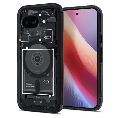 Spigen Ultra Hybrid MagSafe ochranný kryt pro Google Pixel 9a  zero one black